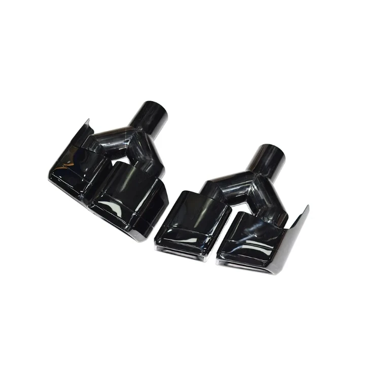 Xinaote из нержавеющей стали двойной глушитель Y черные насадки для Mercedes Benz W218 AMG