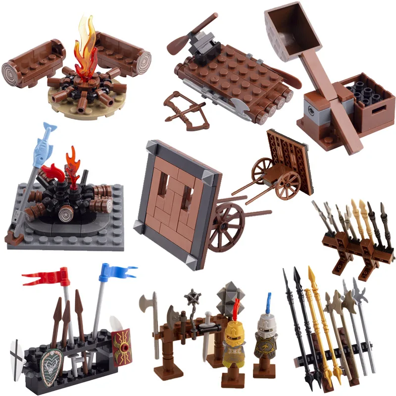 

Военные строительные блоки, рюкзак, жилет, тактический ремень, пуленепробиваемая Одежда, оружие, кирпичи, игрушки для детей J006