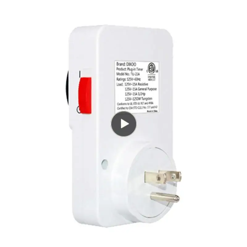 

American Standard Convenient Scheduling Energy Saving Mechanical Timer Socket High Performance Versatile 24 Hour Cycle Timer