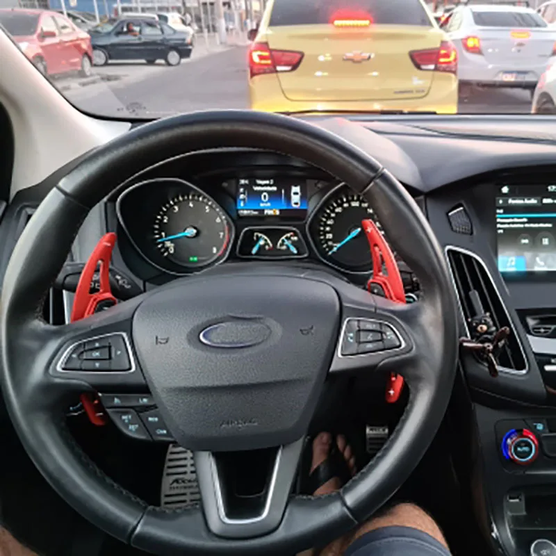 Алюминиевый Рычаг переключения передач на руль для Ford Focus 2015 2016 2017 и Escape ZG SUV Kuga II