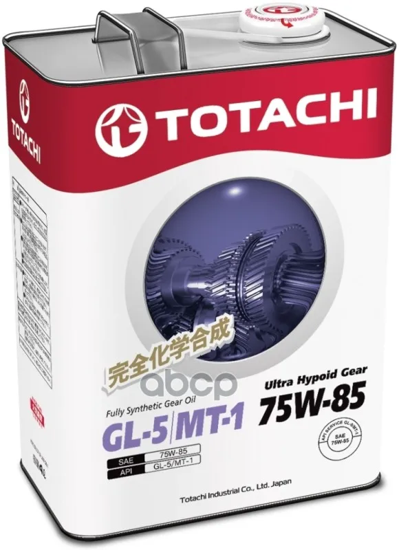 Масло Трансмиссионное 75w85 Totachi 4л Синтетика Ultra Hypoid Gear Gl 5/Mt 1 TOTACHI арт.