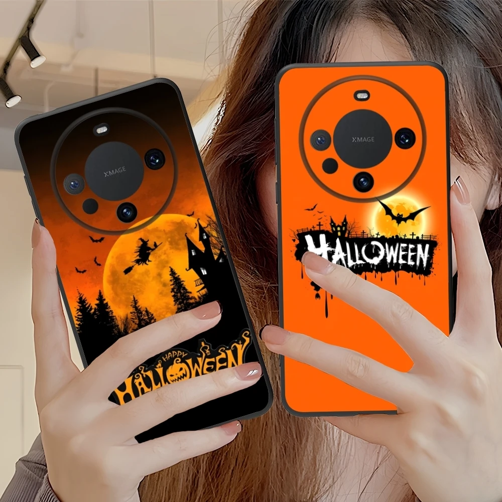 Чехол для мобильного телефона с тыквой на Хэллоуин Huawei Mate 60 50 40 30 20 10 Pro Plus Lite E 5G
