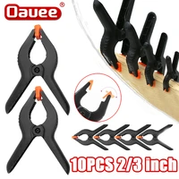 510pcs spring clamps 23 in diy woodworking tools plastic nylon toggle clamp non slip handle background clamps strong grasp