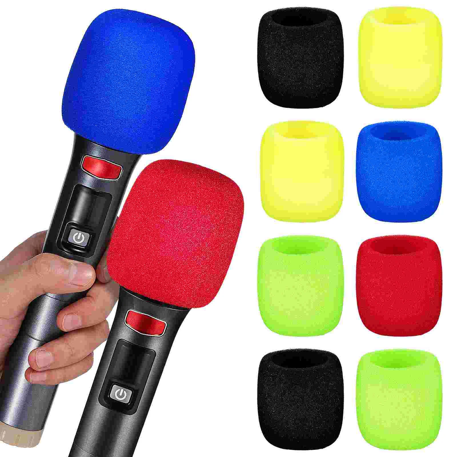 

Covers Microphone Mic Cover Foamsponge Microphones Filterhandheld Protectors Soft Thickened Universal Accessorieslive Streaming