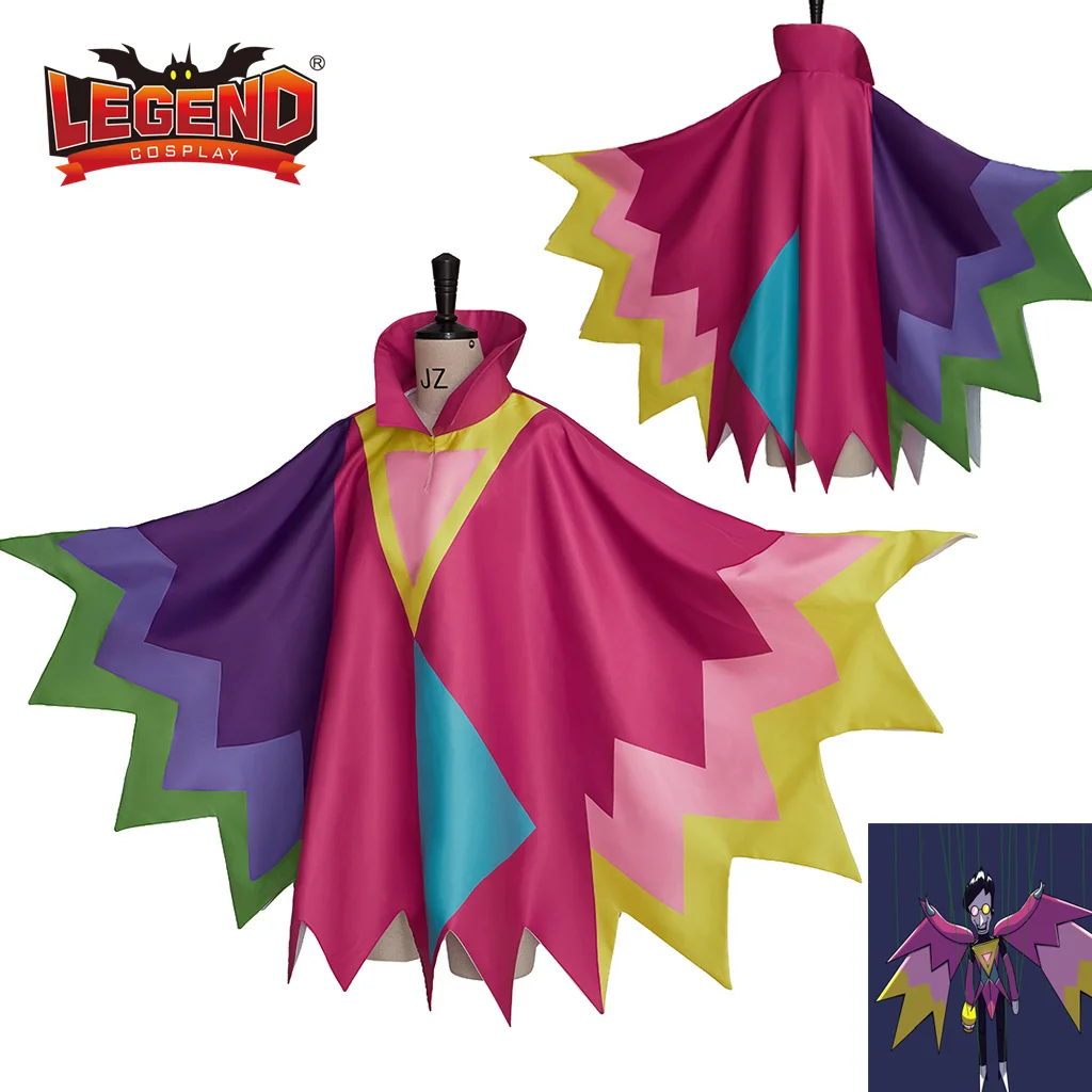 

Spamton Cosplay Deltarune Spamton Neo Costume Colorful Stand Unisex Collar Game Undertale Deltarune Cosplay Anime Cape Cloak