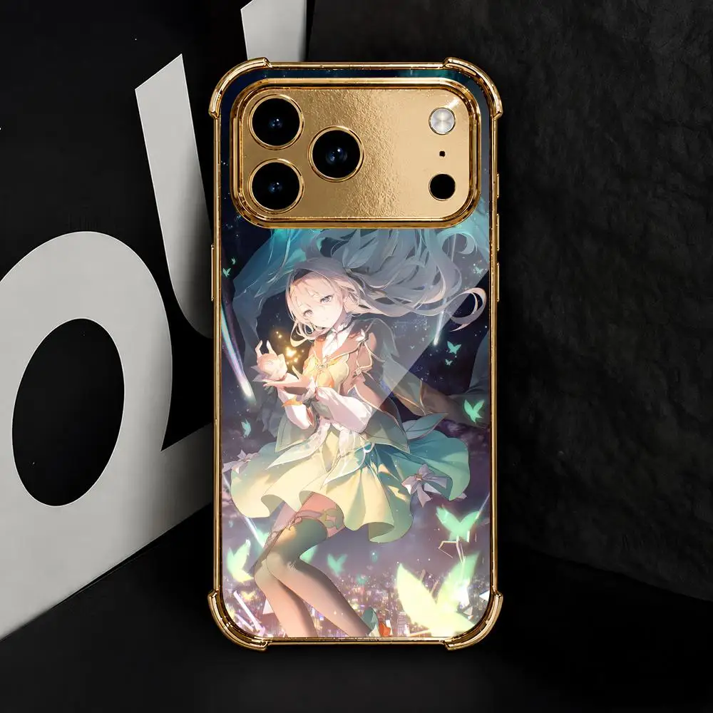 Чехол для телефона Firefly H-Honkai Star Rail для iPhone 17 16 15 14 13 12 Pro Max Plus с гальванизированным металлическим каркасом и защитой углов Airbag (art.: 3920dbef442ef) - 3920dbef442ef
