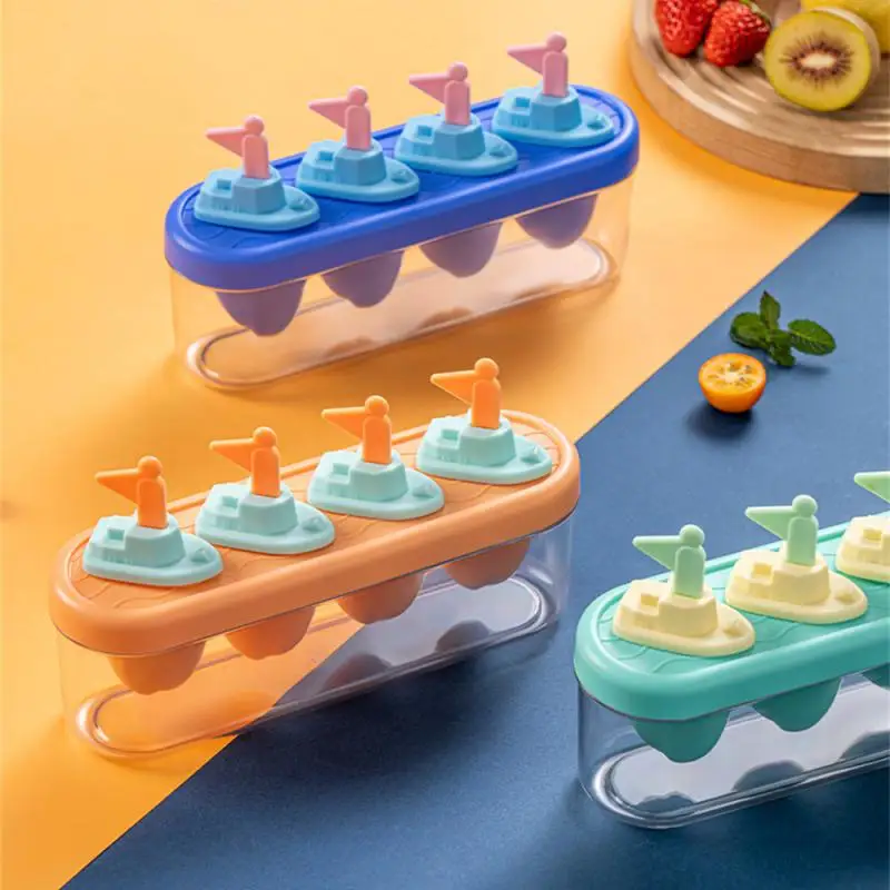 

Quick Freezing Ice Bar Mold Diy Self-made Ice Bar Grinder Household Food Grade Ice Cream Mold Easy Demoulding