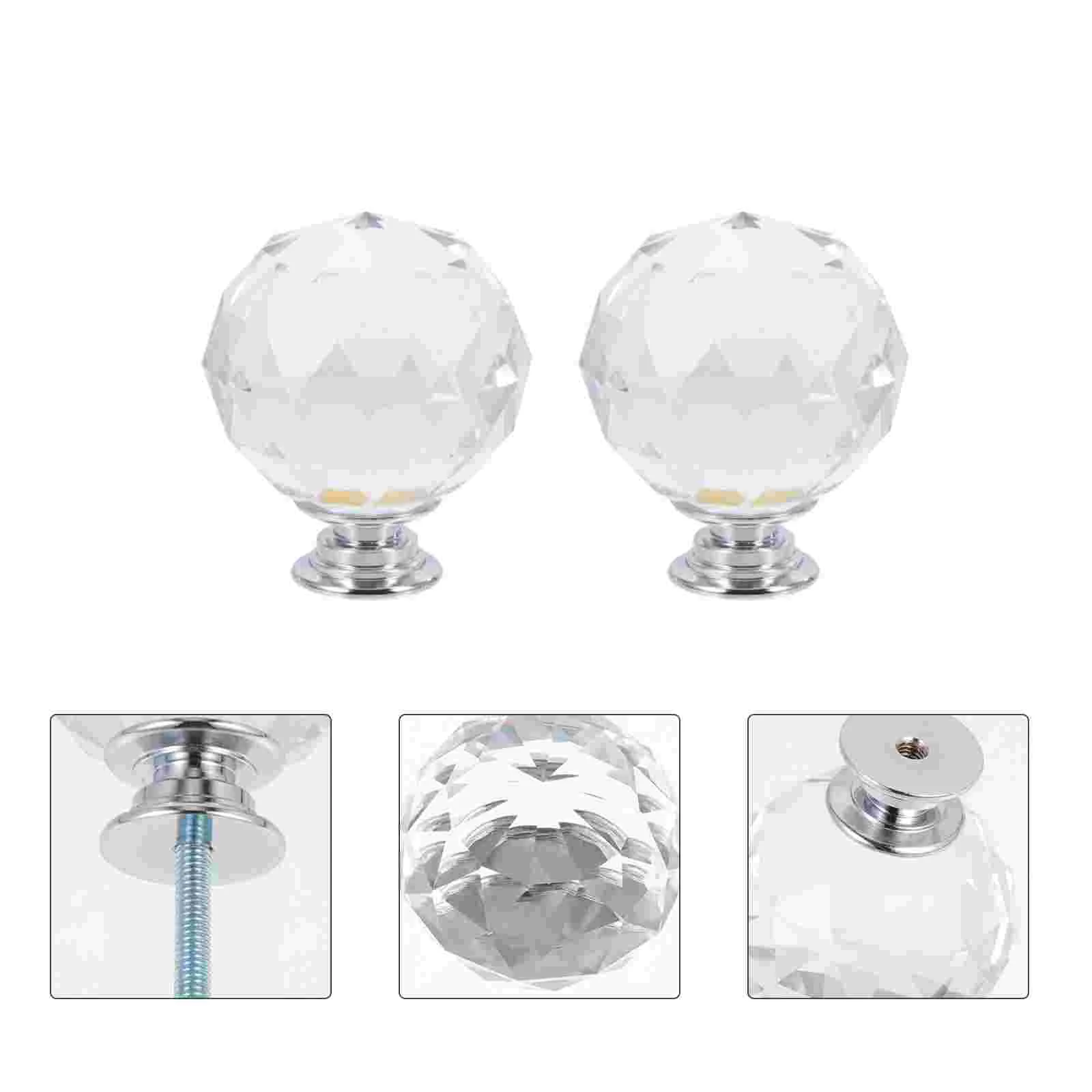 

Knobs Dresser Cabinet Drawer Handle Door Handles Knobwardrobe Cupboardcrystal Interior Handle， Replacement Decorative Kitchen