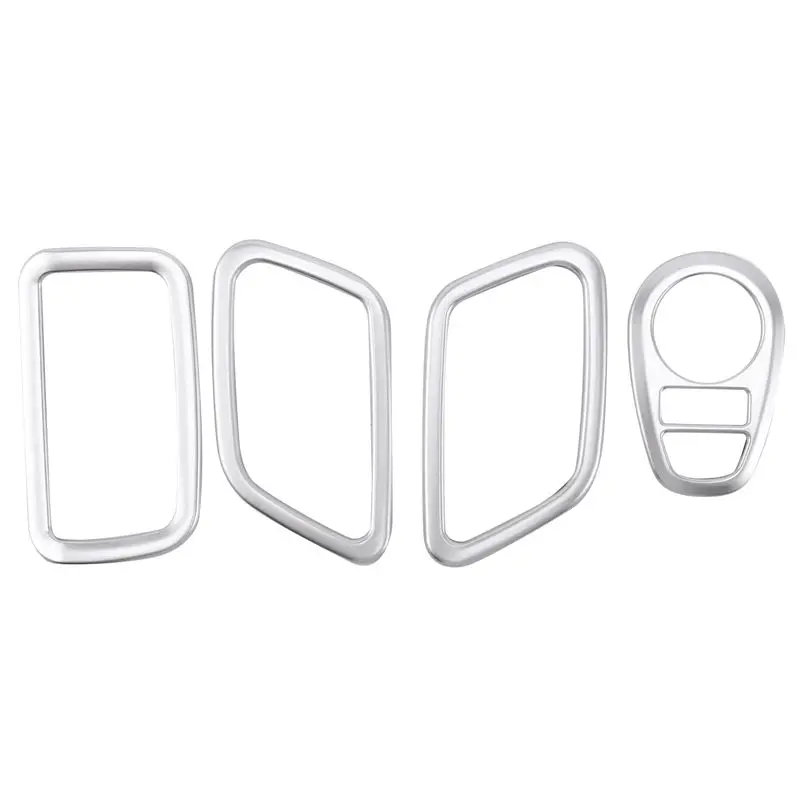 

for Hyundai Ix25 Creta Accessories 2017-2020 ABS Chrome Interior Mouldings Headlight Switch Frame Cover Trim