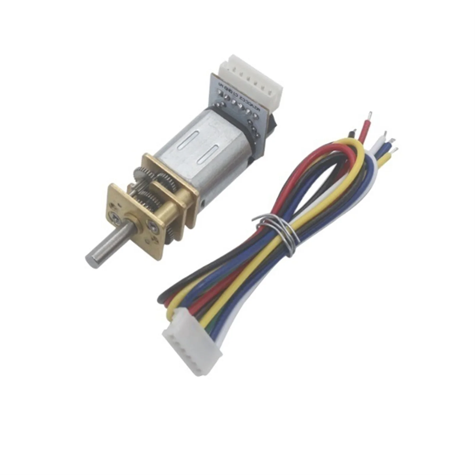 

Mini Dc N20 Geared Motor with Encoder, JGA12-N20 12v Metal Gears Dc Hall Encoder Motor