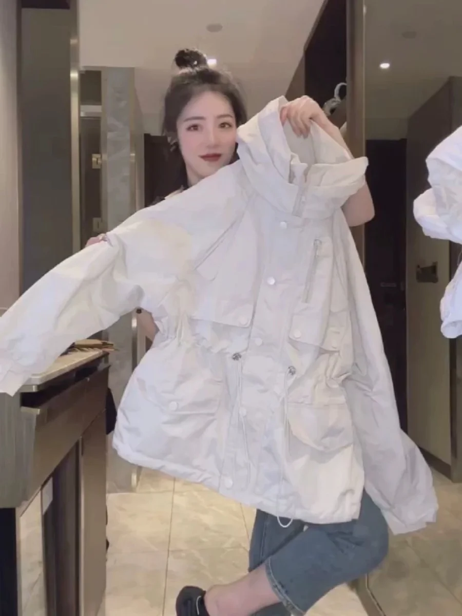 European Goods Jacket Outerwear Women Quilted 2024 Autumn and Winter New Two Cotton Casual Loose Thin Autumn clothes C...