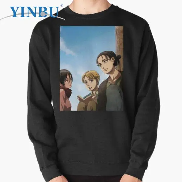 

Пуловер атака на Титанов 3, свитшот, новая уличная одежда, мужская модная одежда