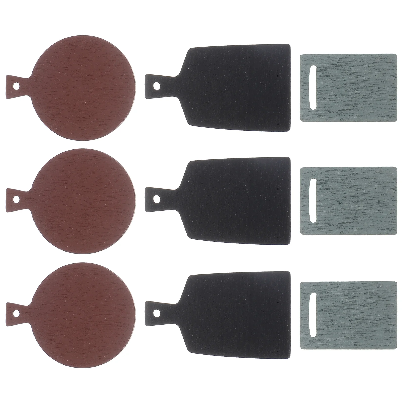 9 шт. модель поддона миниатюрные подносы для еды дома кухонная тарелка украшения