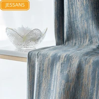 2021 bronzing embossed textured velvet curtain shading custom light luxury nordic curtains for living room bedroom dining room