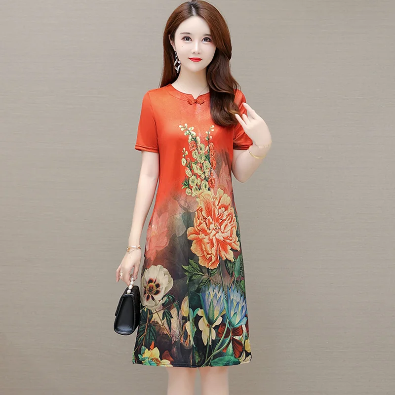 Новинка лета 2022 элегантная винтажная женская одежда большого размера для женщин