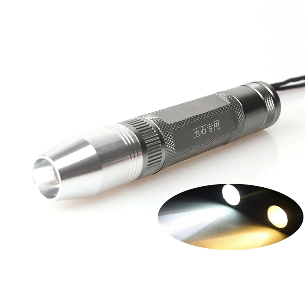 5W MINI LED Flashlight Gemstone Lampe Yellow Light Portable LED Torch 395NM Black Light UV Lanterna Pen Light for Jade Jewlery