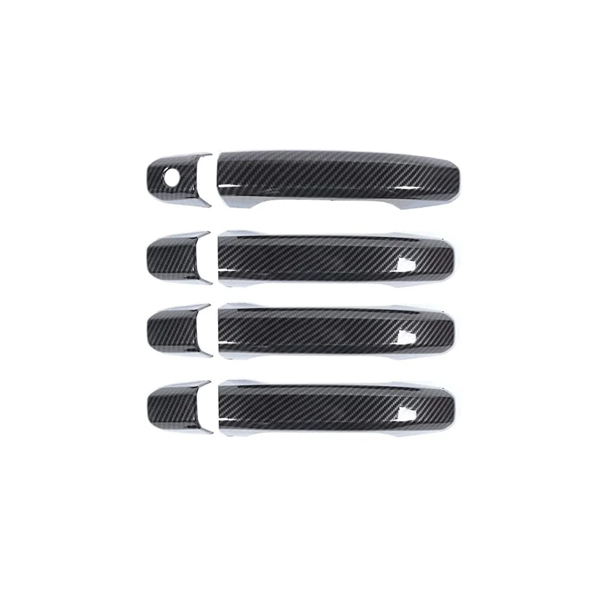 

Наружная крышка дверной ручки, отделка, внешние аксессуары для Chevy Silverado GMC Sierra 2014-2020 ,ABS Carbon