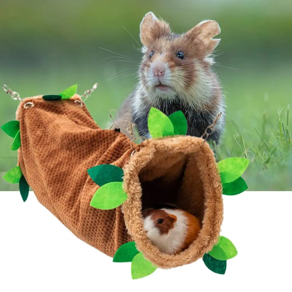 

Cozy Hamster Bed Cage Accessories Hamster Hedgehog Pet Bed House Large Space Warm Rat Nest Bed for Rodent