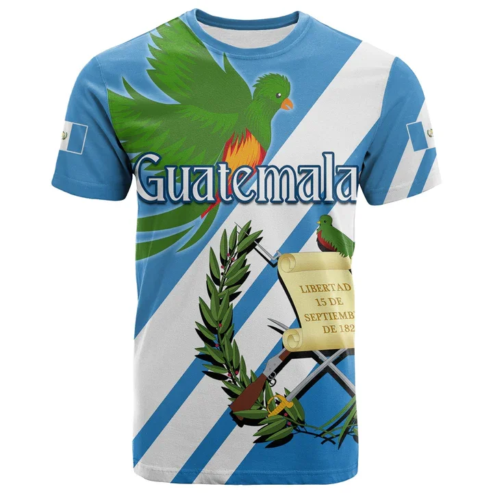

2023 Guatemala Flag T-shirt Guatemala 3d Print Street Harajuku Oversize O-neck T-shirt Custom Name Men's and Women's Top 2023 G