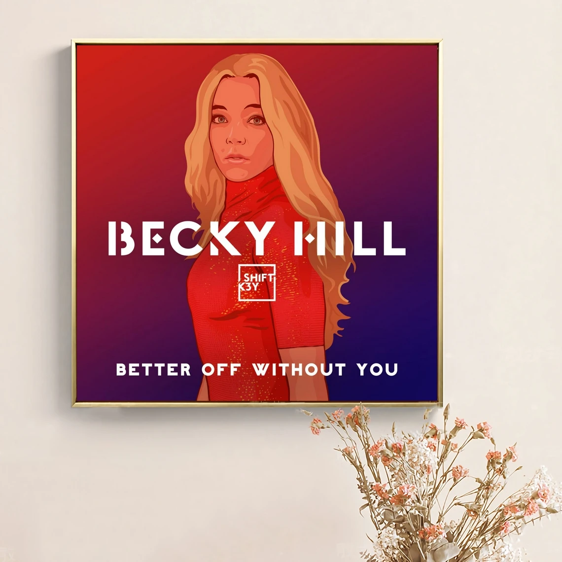 

Becky Hill-лучше, без вас, постер, Обложка для музыкального альбома, холст, постер, певица, звезда, Фотопечать (без рамки)