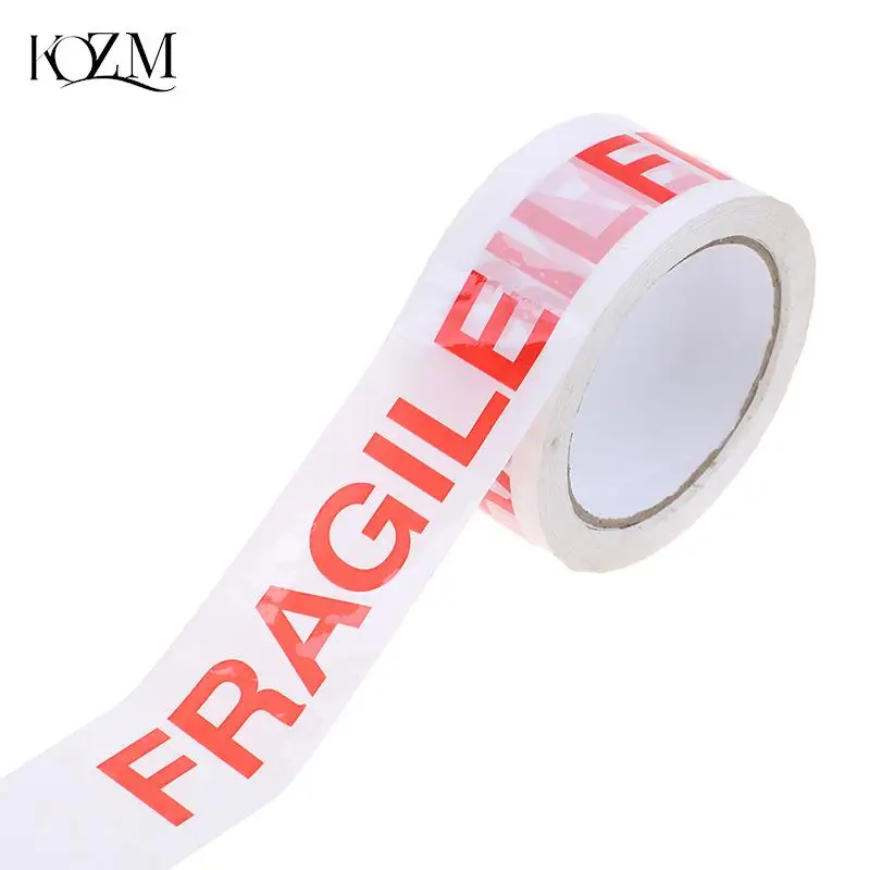 

48mm X 66m Clear Packaging Parcel Packing Tape For Packing And Warning Fragile Warning Sticker