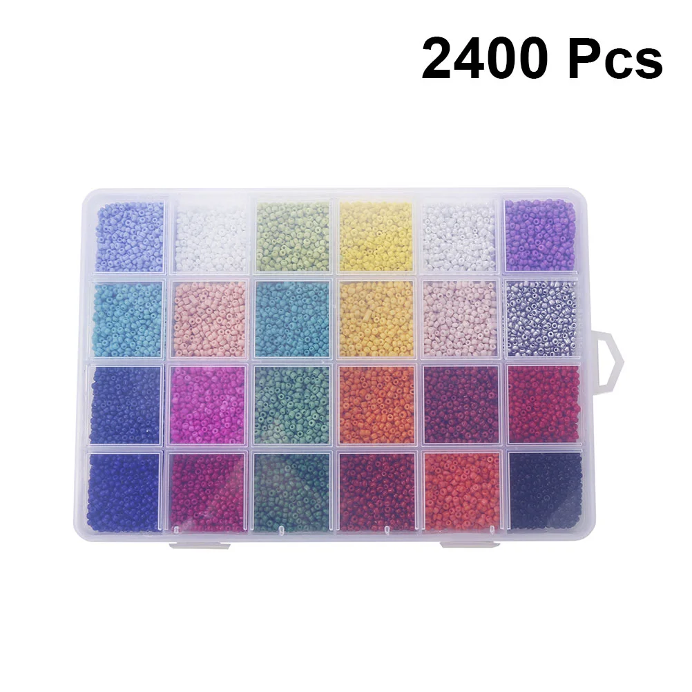 1 упаковка из 2 мм круглых стеклянных бусин сделай сам цветные бусины