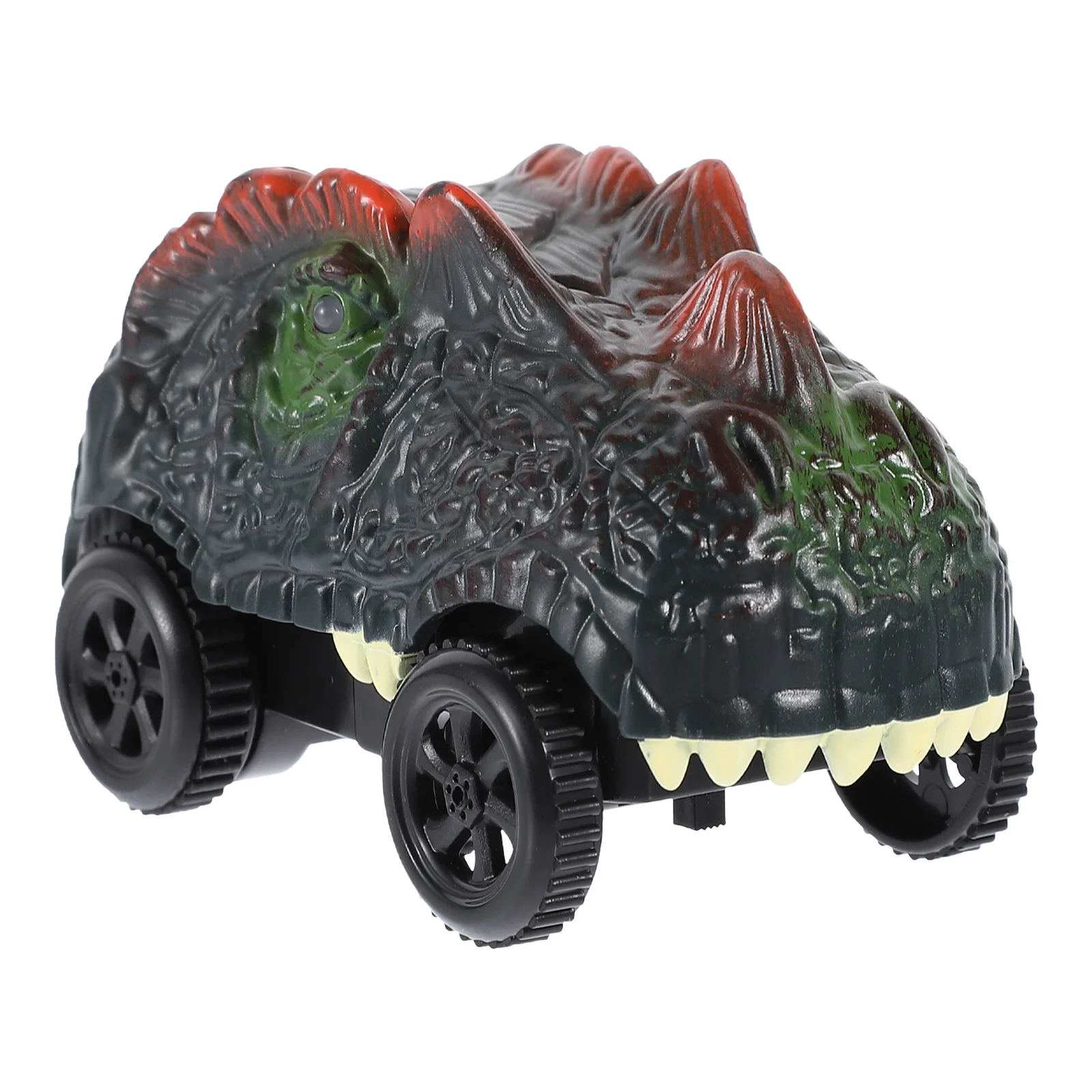 

Dinosaur Car Toy Kids Track Vehicle Children Cartoon Racing Automobile Operated Cars Electric