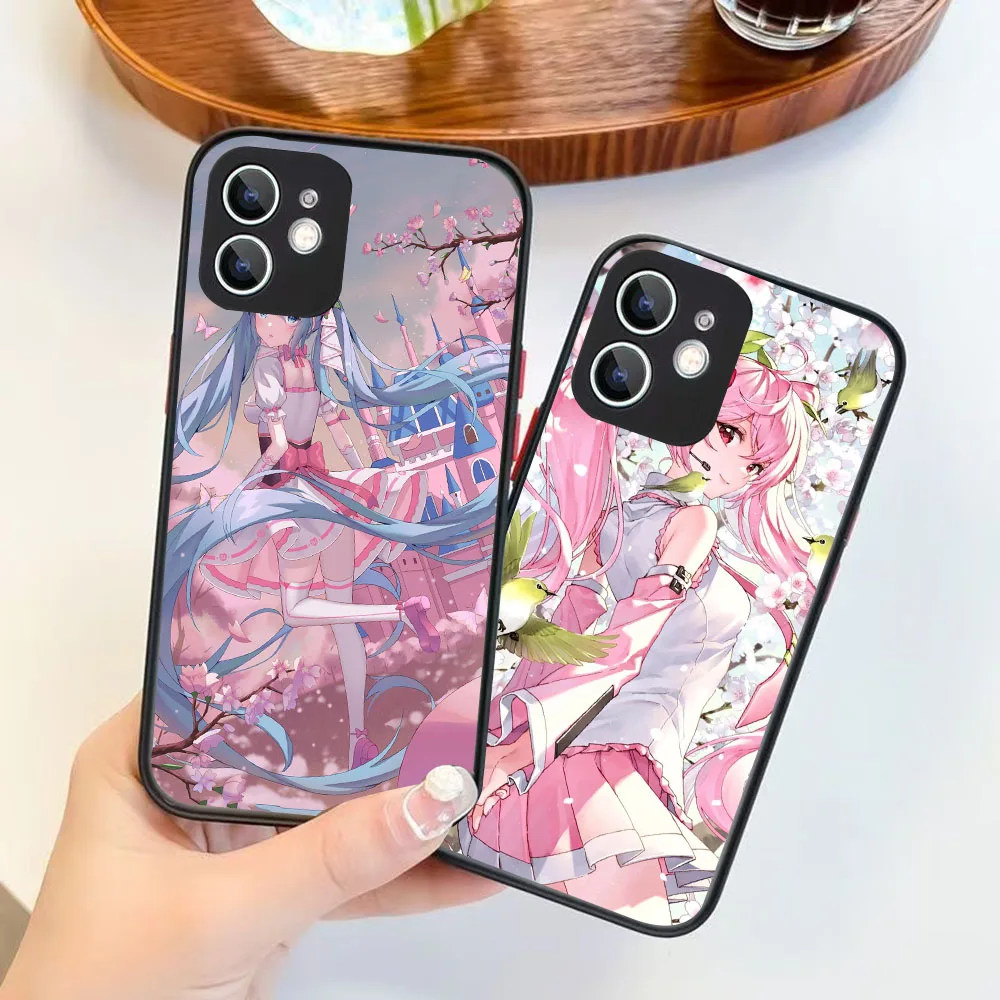 Черный силиконовый чехол WBA-14 Hatsune-Miku для OPPO A3 5 9 15 16 17 38 40 52 53 54 57