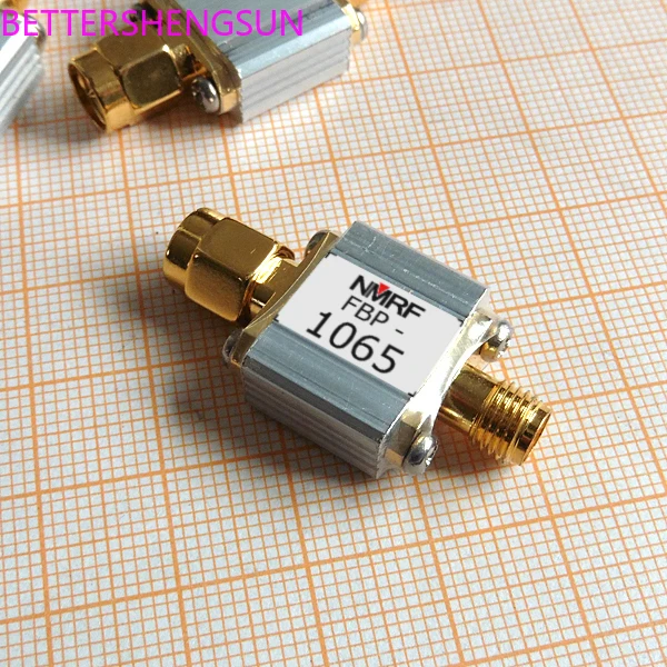 

1065(1050-1090) МГц LTCC-фильтр полосных частот, небольшой объем, интерфейс SMA