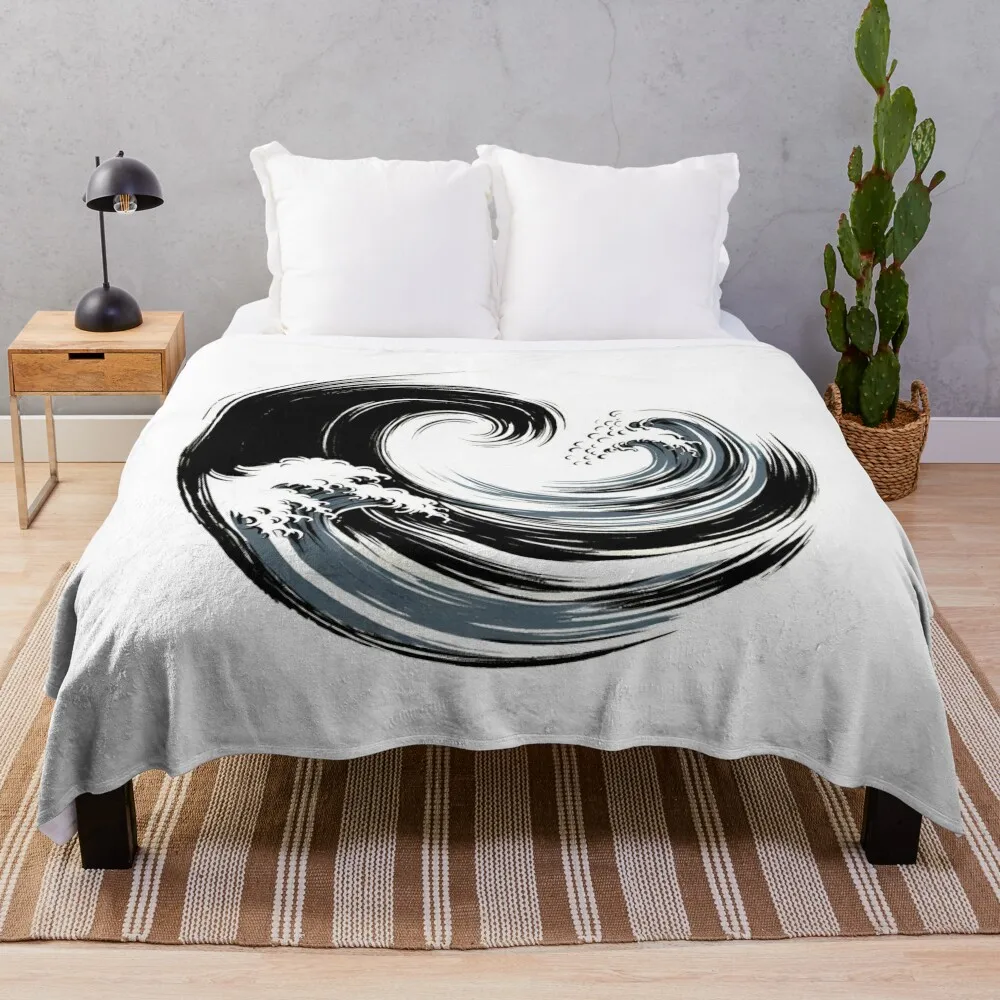 Одеяло Enso Zen Great Wave off Kanagawa Самые мягкие одеяла для сна