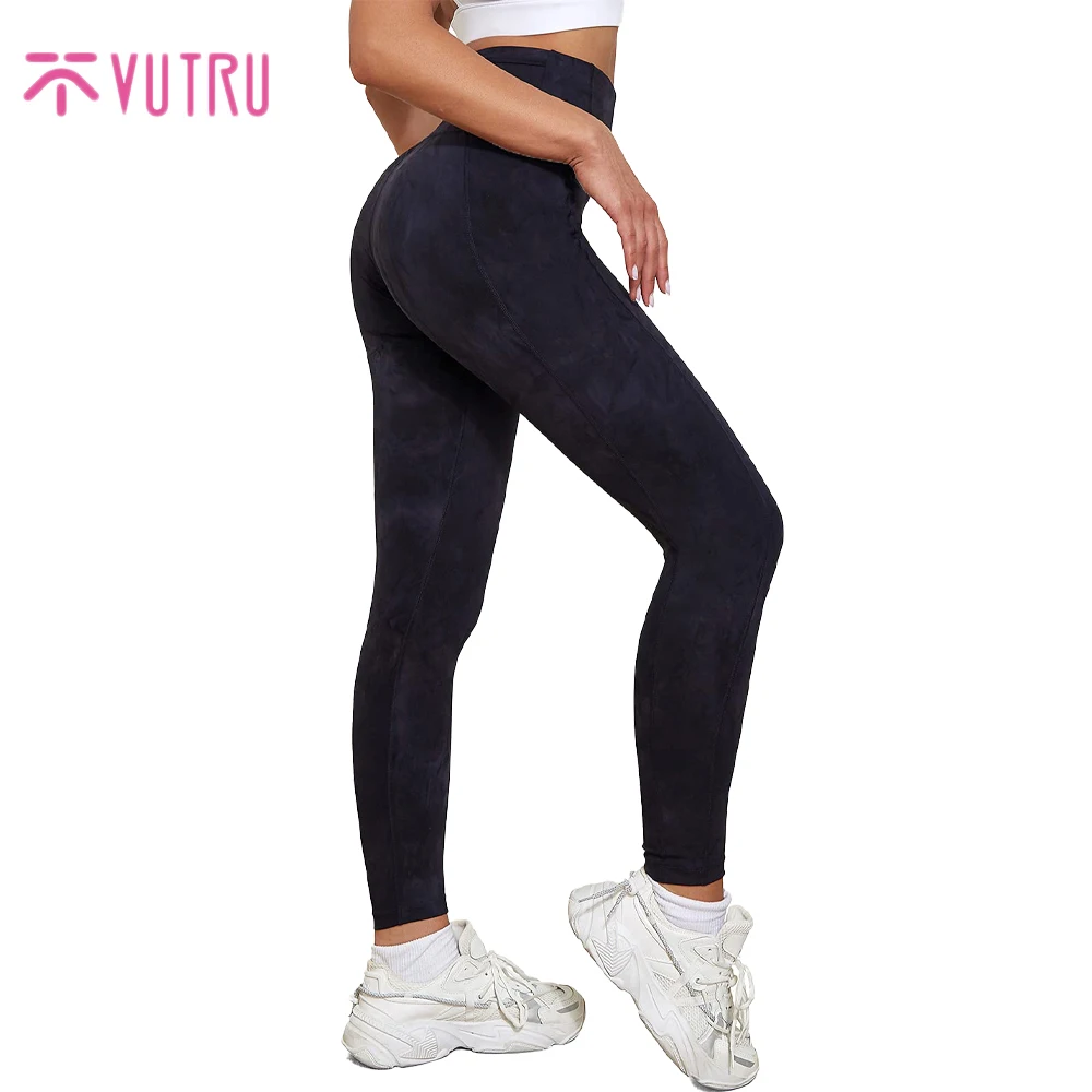 

VUTRU Yoga Leggings For Women Seamless Fitness Tie Dye Workout Tights Sportswear Push Up High Waisted Sports Gym Elastic Pants