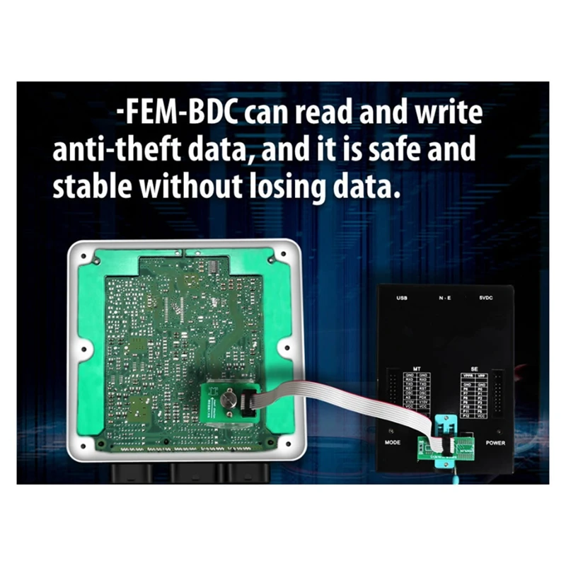 EEPROM 8-контактный адаптер для чтения данных с встроенной микросхемой BMW работает VDI