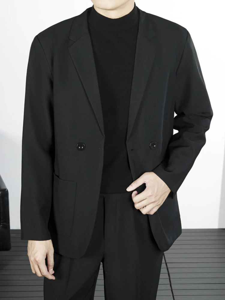 High Sense s Men's Spring and Autumn Young Sle Slim fit Casual British Suit Business Commuter Single West