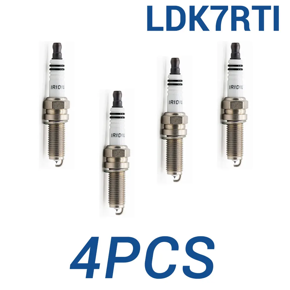 

4 шт. Иридиевые свечи зажигания фонарь k7rti Замена для Denso ZXU22HPR8 SXU22HDR8 для 01651391 для YR6NPP332 для LKR7B9 для YR7MPP33