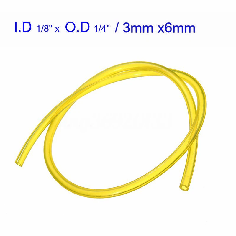 

Petrol Fuel Gas Line Hose Pipe For String Strimmer Chainsaw 2.5mm/3mm Engine Kit