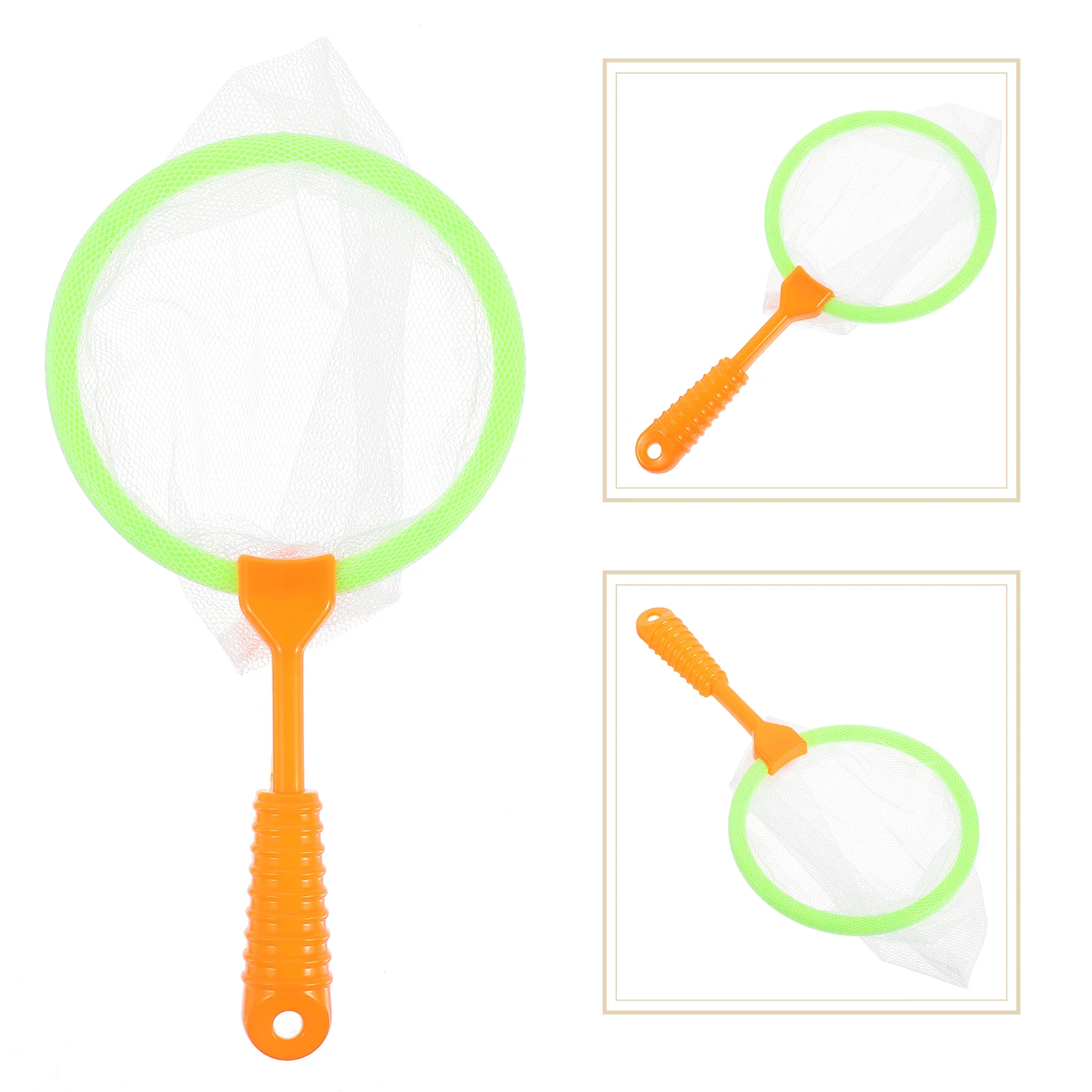 

4 Pcs Retractable Child Summer Toys Kids Telescopic Butterfly Nets Plastic Large Fishing