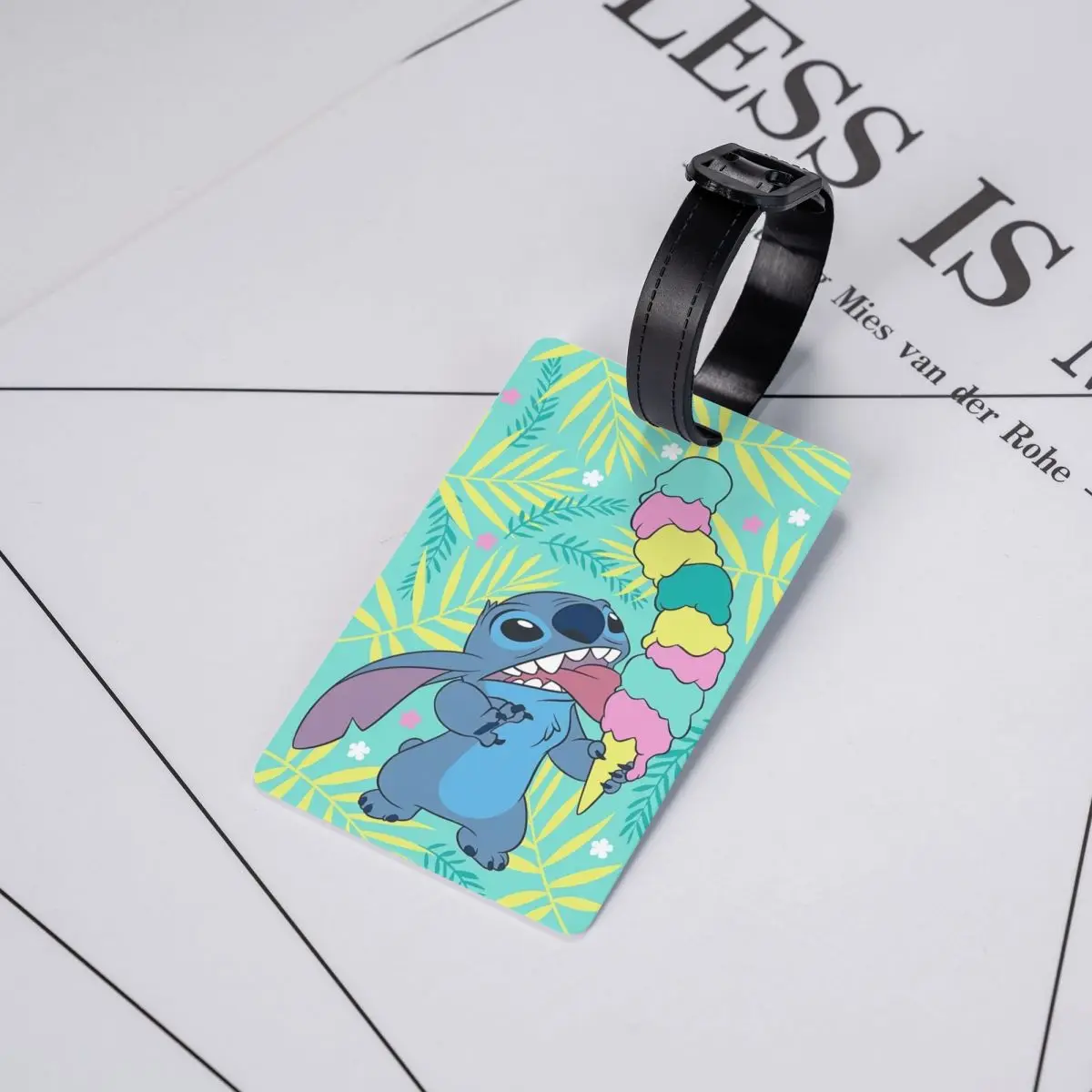 Пользовательские Стич багажные бирки для путешествий чемодан