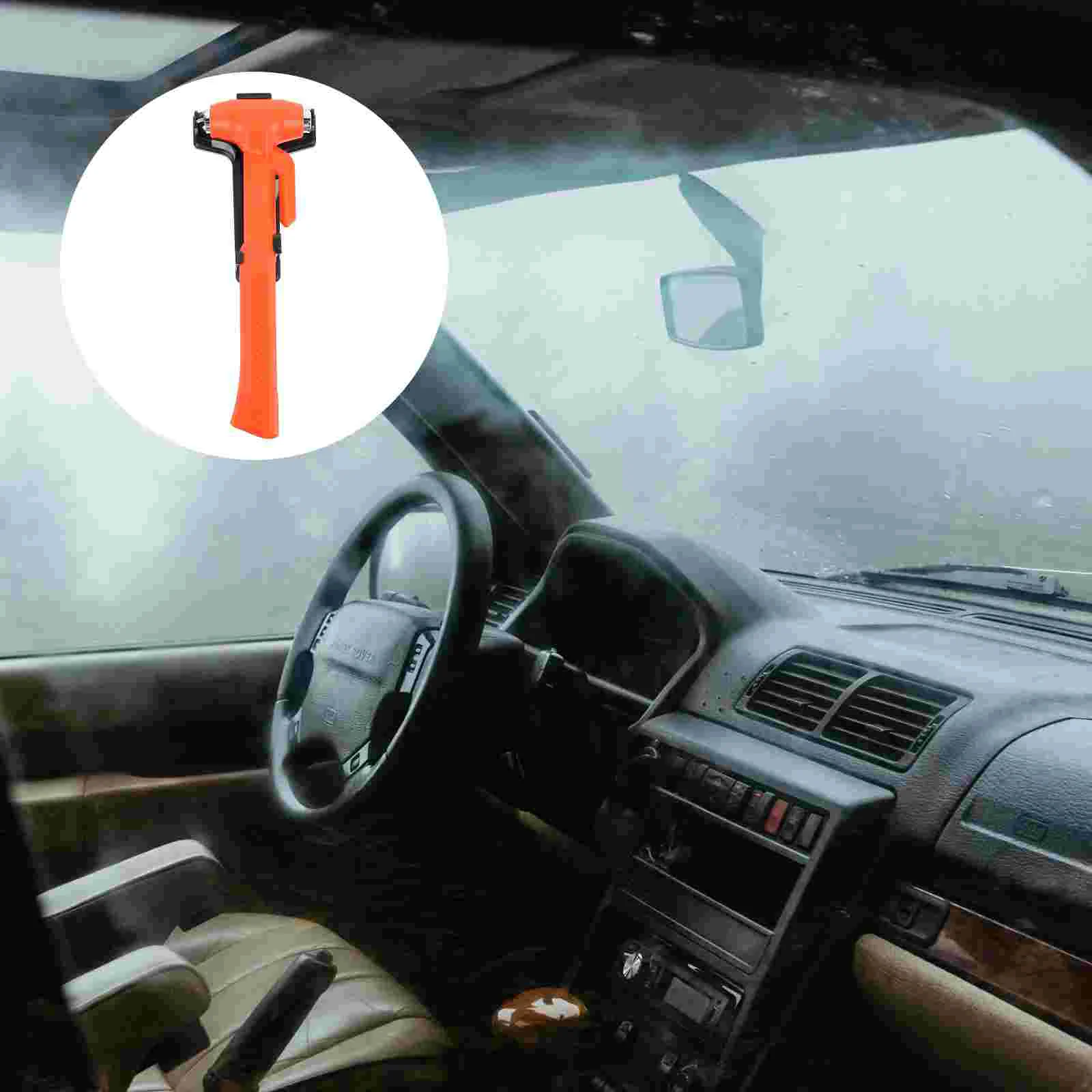 

Car Safety Escape Hammer Glass Window Breaker Lifesaving First Aid Hammer