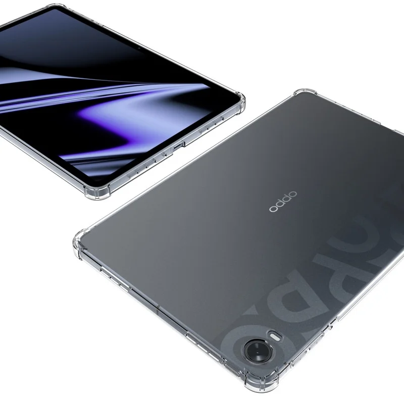 Чехол UPBGNG для OPPO Pad 2022 прозрачный силиконовый мягкий чехол 11