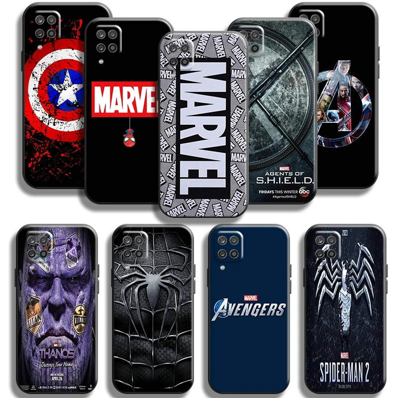 

Marvel Avenger Logo Phone Case for Samsung Galaxy M52 M51 M31S M31 M32 M30S M22 M20 M12 M11 Carcasa Shockproof full Protection