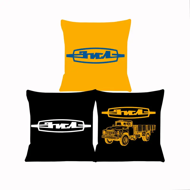 Чехол для диванной подушки ZIL декоративная наволочка дивана 55 х45 см