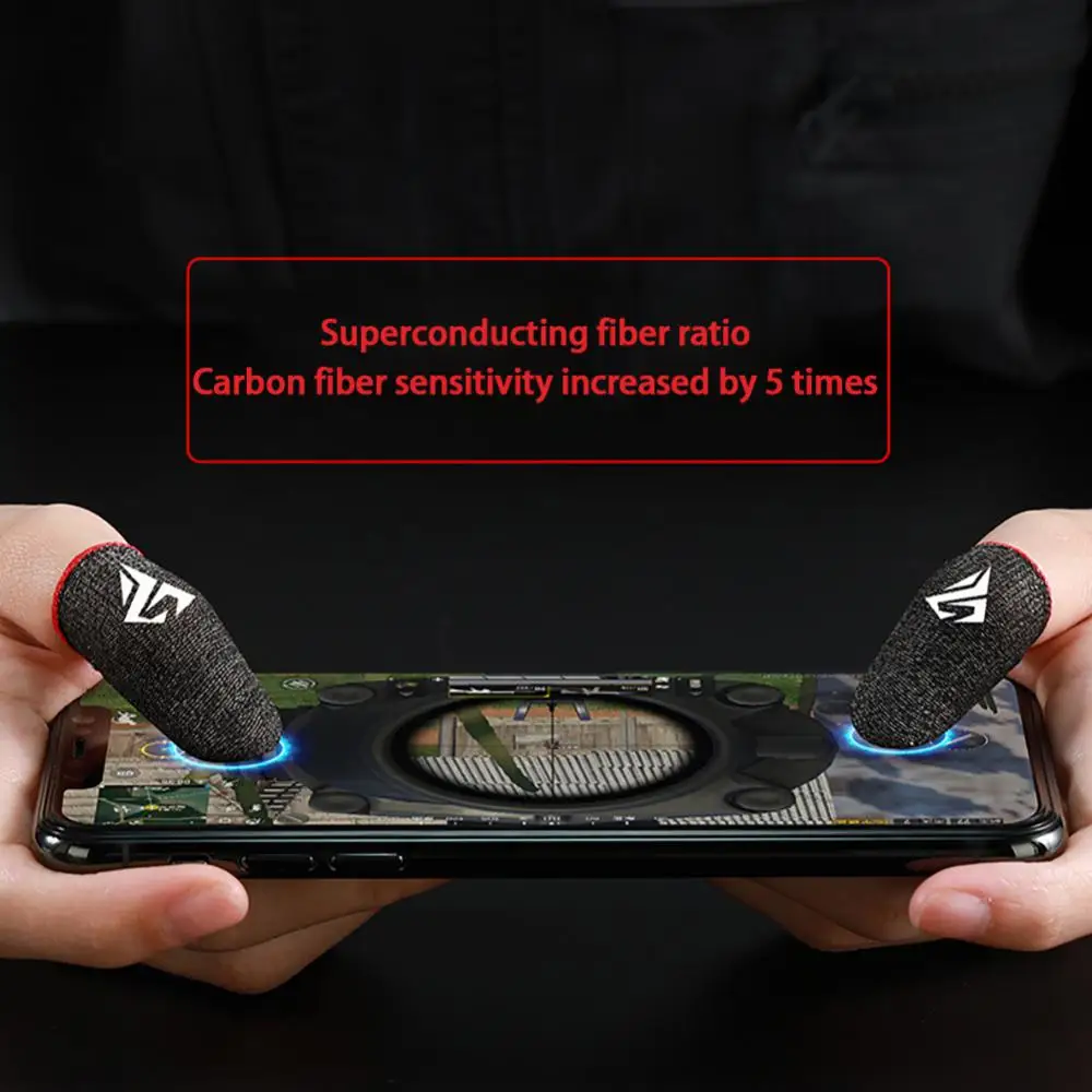 

Sweatproof Fingertip Cover Ultra-thin Touch Screen Gloves Breathable Finger Cover Breathable Fingertips For Pubg Mobile Games