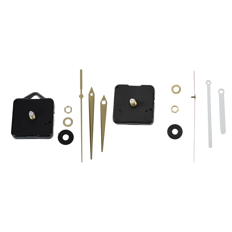 

Clock Movement Mechanism With White Hour Minute Red Second & 3 Mm Clockwork Accessories/ Parts Hands Quartz Black