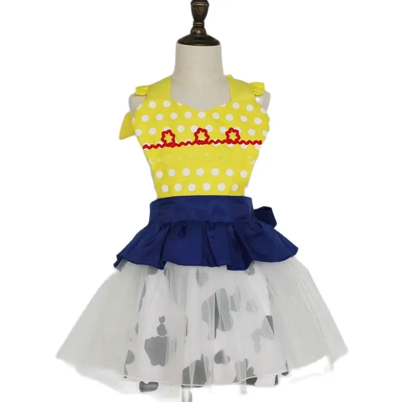 Хэллоуинские детские костюмы сценический костюм принцессы фартук танцевальный праздник Пасхи кухонный косплей.