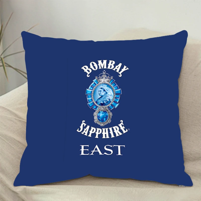 Квадратный Чехол Для Подушки С Сапфировым Стеклом Двусторонний Удобный Спальни