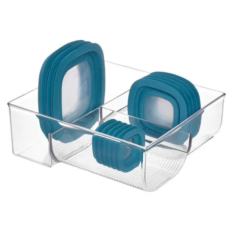 

4.12 in. H x 10.92 in. W x .49 in. D Plastic Kitchen Bins Lid Organizer