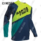 2022 santa cruz Downhill ГОРНЫЙ Джерси горный велосипед футболка Мотокросс Мотоциклы Джерси гоночная одежда мужская рубашка Длинная мотоциклетная Джерси