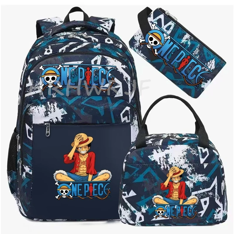 Фото Рюкзак One Piece Monkey D Luffy, универсальный, для путешествий, для ноутбука, вместительный, для поездок на работу, школьный, легкий, повседневный, Mochilas №1