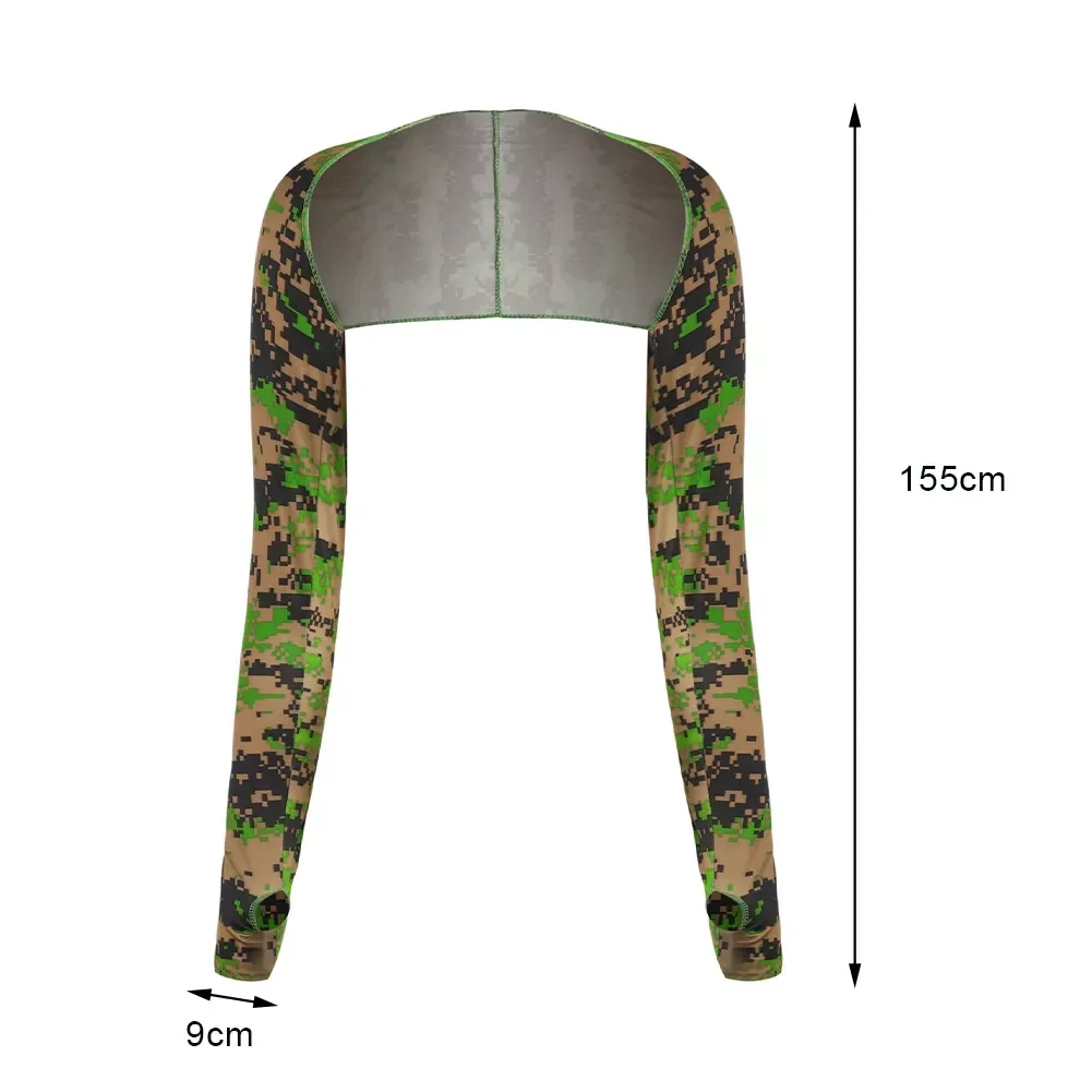 

Shawl Arm Sleeves for Breathable Arm Protector Sunscreen UV Protection Summer Arm Sleeves Running Cycling Hiking