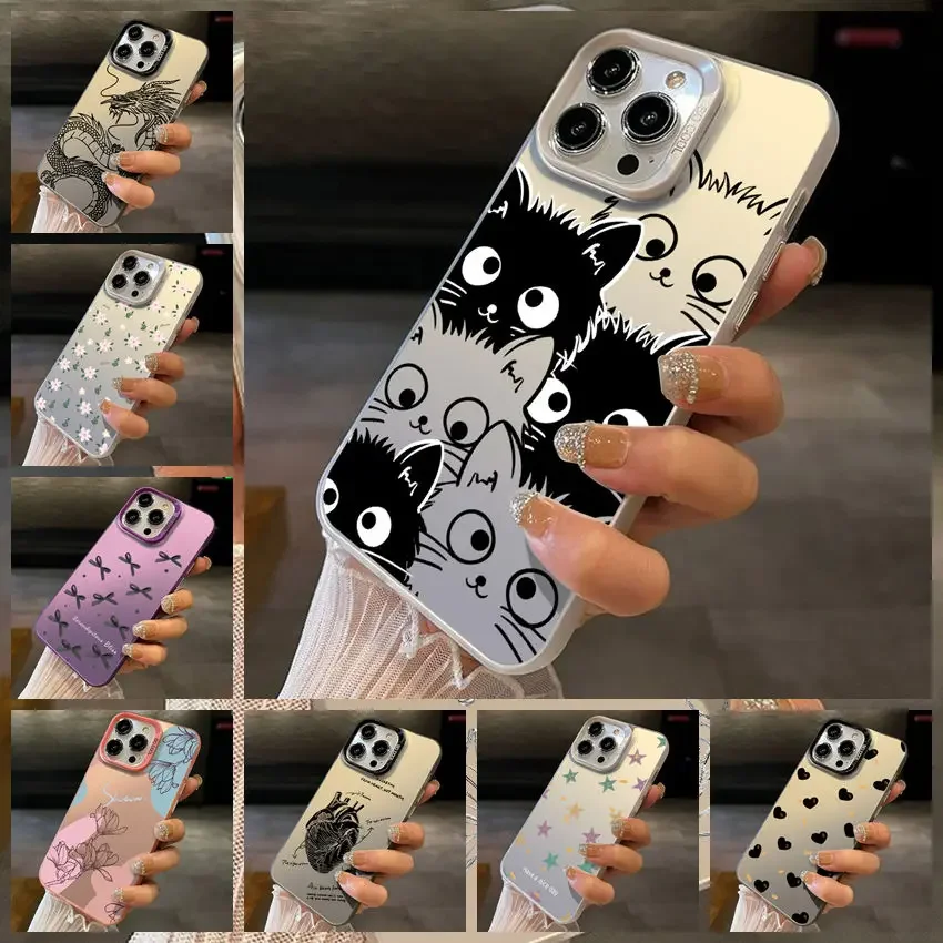 Luxury Pattern Case For Honor 200 Smart Lite Pro X7C Cases Nice Flower Shockproof IMD Bumper Cover Fundas